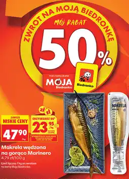 Biedronka Makrela wędzona na gorąco Marinero oferta