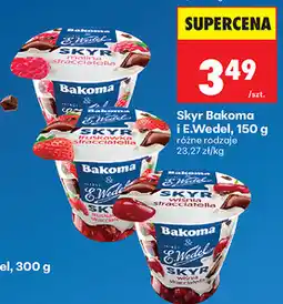 Biedronka Skyr Bakoma i E.Wedel oferta