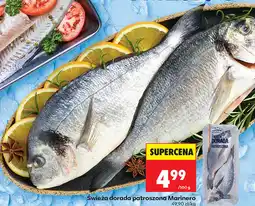 Biedronka Świeża dorada patroszona Marinero oferta