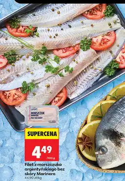 Biedronka Filet z morszczuka argentyńskiego bez skóry Marinero oferta