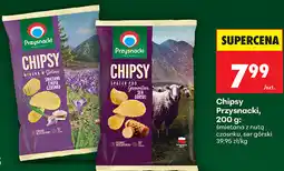 Biedronka Chipsy Przysnacki, 200 g: śmietana z nutą czosnku, ser górski oferta