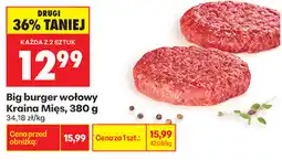 Biedronka Big burger wołowy Kraina Mięs oferta