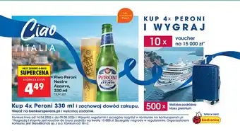 Biedronka Piwo Peroni Nastro Azzurro oferta