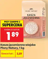 Biedronka Kasza jęczmienna wiejska Plony Natury oferta