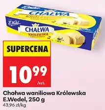 Biedronka Chałwa waniliowa Królewska E.Wedel oferta