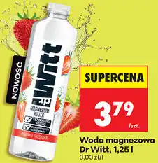 Biedronka Woda magnezowa Dr Witt oferta