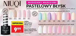 Biedronka Lakier hybrydowy Niuqi, 5 ml różne rodzaje Baza hybrydowa Glitter Niuqi, 5 ml różne rodzaje oferta