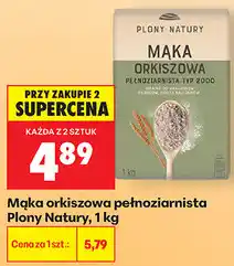 Biedronka Mąka orkiszowa pełnoziarnista Plony Natury oferta