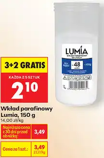Biedronka Wkład parafinowy Lumia oferta