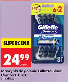 Biedronka Maszynki do golenia Gillette Blue3 Comfort, 8 szt oferta