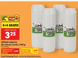 Biedronka Wkład olejowy do zniczy Lumia oferta
