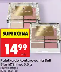 Biedronka Paletka do konturowania Bell Blush&Shine oferta