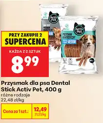 Biedronka Przysmak dla psa Dental Stick Activ Pet oferta