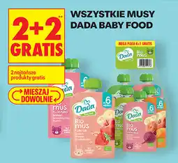 Biedronka WSZYSTKIE MUSY DADA BABY FOOD oferta