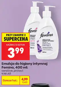 Biedronka Emulsja do higieny intymnej Femina oferta