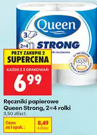 Biedronka Ręczniki papierowe Queen Strong, 2=4 rolki oferta