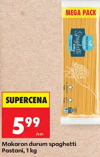 Biedronka Makaron durum spaghetti Pastani oferta