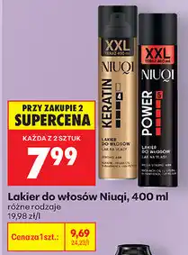 Biedronka Lakier do włosów Niuqi oferta