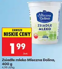 Biedronka Zsiadłe mleko Mleczna Dolina oferta