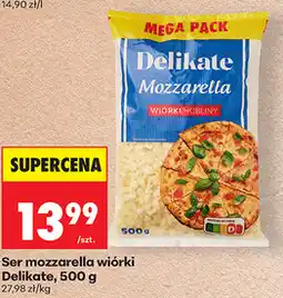 Biedronka Ser mozzarella wiórki Delikate oferta