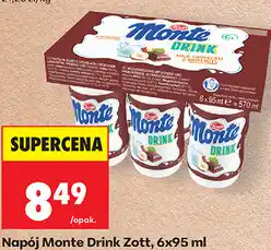 Biedronka Napój Monte Drink Zott oferta