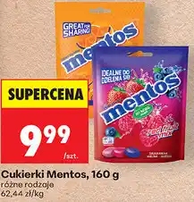 Biedronka Cukierki Mentos, 160 g różne rodzaje oferta