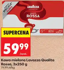 Biedronka Kawa mielona Lavazza Qualita Rossa oferta