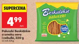 Biedronka Paluszki Beskidzkie o smaku sera i cebulki oferta