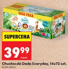 Biedronka Chusteczki Dada Everyday, 14x72 szt oferta