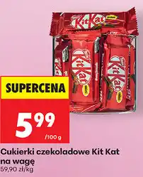 Biedronka Cukierki czekoladowe Kit Kat na wagę oferta