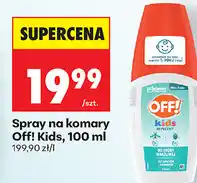 Biedronka Spray na komary Off! Kids oferta