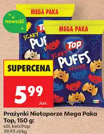 Biedronka Prażynki Nietoperze Mega Paka Top, 150 g oferta