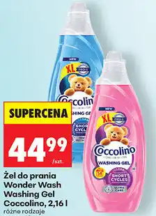 Biedronka Żel do prania Wonder Wash Washing Gel Coccolino, 2,16 l różne rodzaje oferta