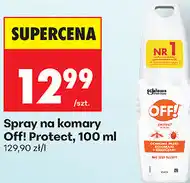 Biedronka Spray na komary Off! Protect oferta