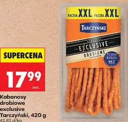 Biedronka Kabanosy drobiowe exclusive Tarczyński oferta