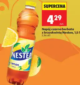 Biedronka Napój czarna herbata z brzoskwinią Nestea oferta