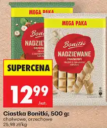 Biedronka Ciastka Bonitki, 500 g: chałwowe, orzechowe oferta