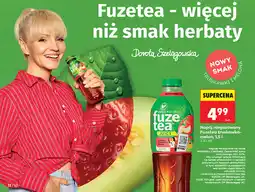 Biedronka Napój niegazowany Fuzetea truskawka-melon oferta