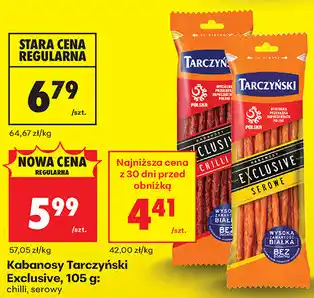 Biedronka Kabanosy Tarczyński Exclusive, 105 g oferta