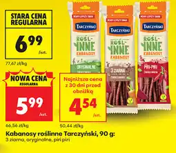 Biedronka Kabanosy roślinne Tarczyński, 90 g oferta