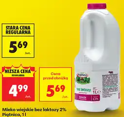 Biedronka Mleko wiejskie bez laktozy 2% Piątnica oferta