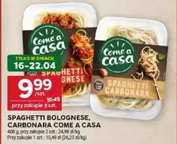 Stokrotka Market Spaghetti Bolognese, Carbonara Come a Casa oferta