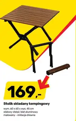 Bricomarche Stolik składany kempingowy oferta