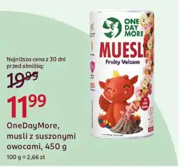 Rossmann OneDay More, musli z suszonymi owocami oferta