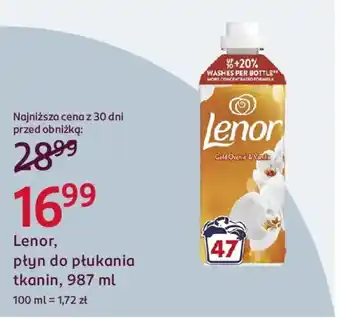 Rossmann Lenor, płyn do płukania tkanin oferta