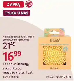 Rossmann For Your Beauty, szczotka do masażu ciała oferta