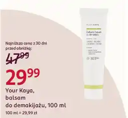 Rossmann Your Kaya, balsam do demakijażu oferta