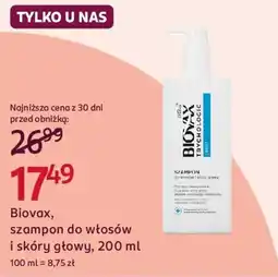 Rossmann Biovax, szampon do włosów i skóry głowy, oferta