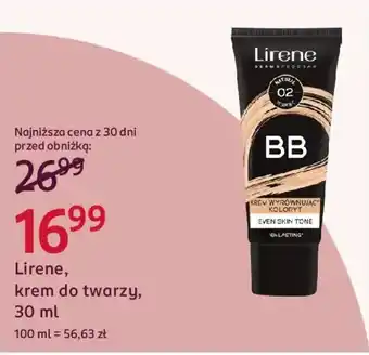 Rossmann Lirene, krem do twarzy oferta