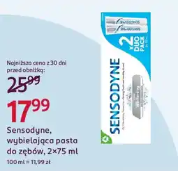 Rossmann Sensodyne, wybielająca pasta do zębów oferta